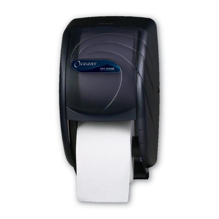 SAN JAMAR DISPENSER TOILET TISSUE DOUBLE ROLL