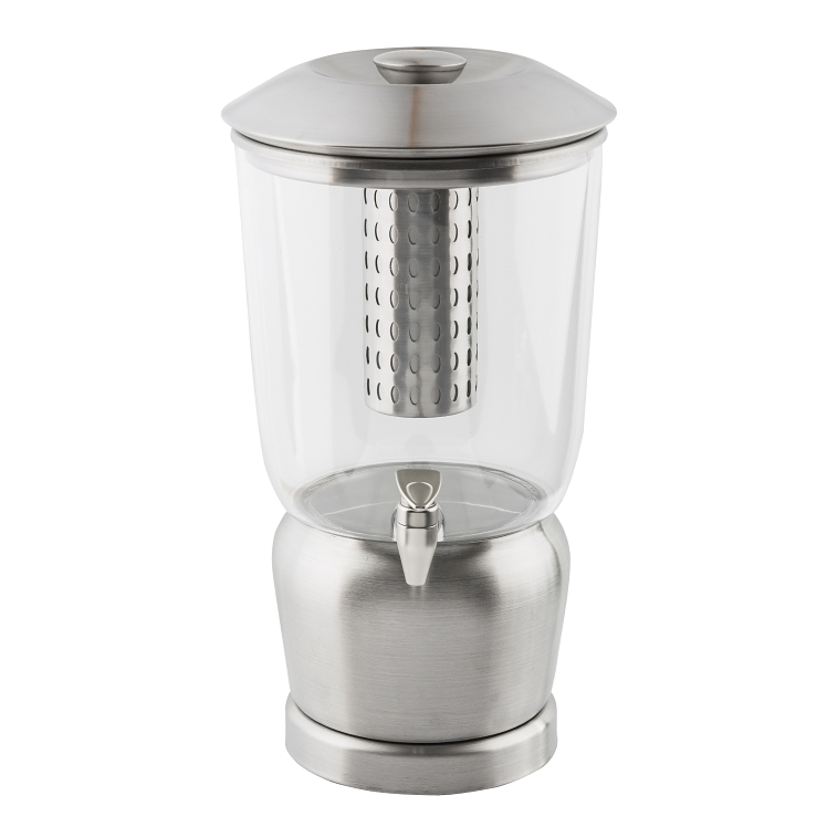 TABLECRAFT BEVERAGE DISPENSER, COLD STAINLESS STEEL 2.5 GALLON
