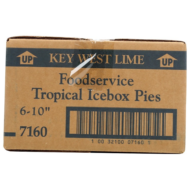 CHEF PIERRE KEY LIME ICE BOX PIE  10 INCHES UNSLICED THAW AND SERVE