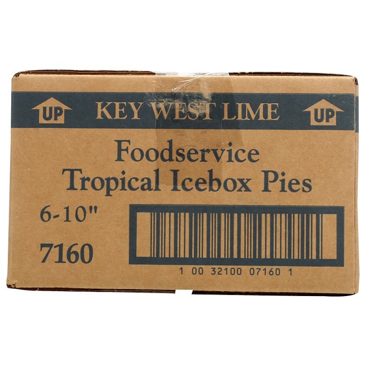 CHEF PIERRE KEY LIME ICE BOX PIE  10 INCHES UNSLICED THAW AND SERVE