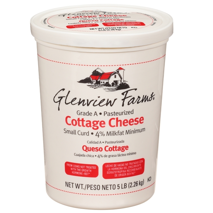 GLENVIEW FARMS CHEESE COTTAGE SMALL CURD 4% MILK