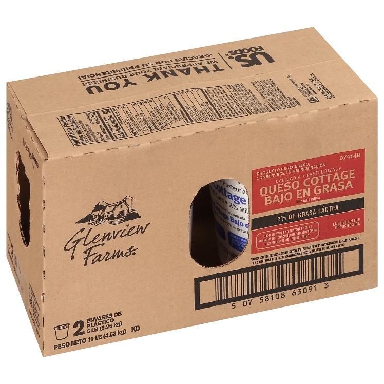 GLENVIEW FARMS 2% SMALL CURD COTTAGE CHEESE