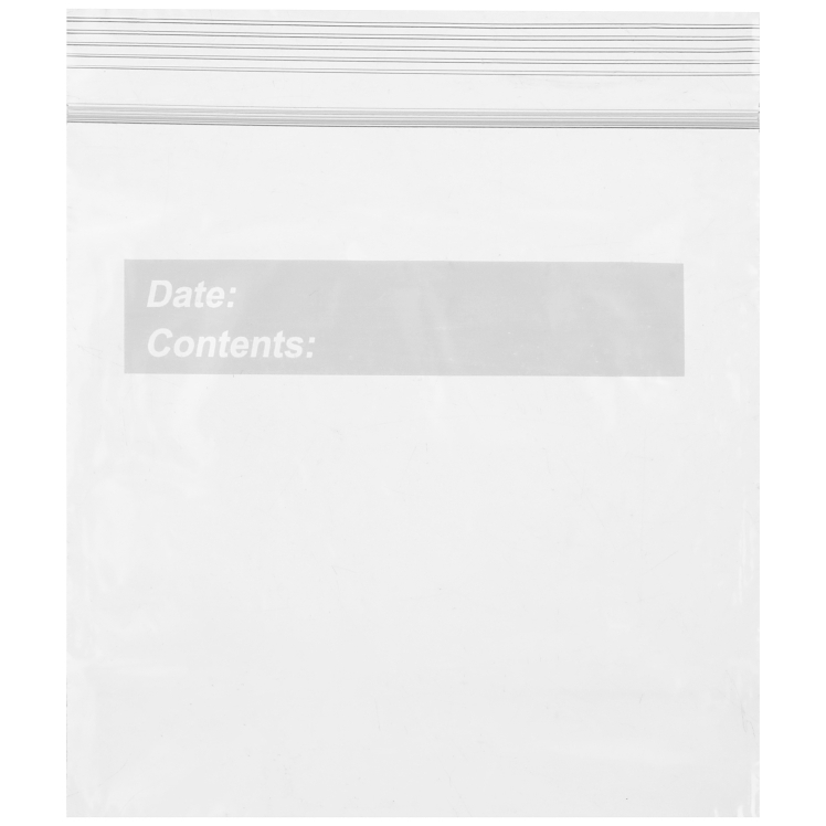 MONOGRAM RESEALABLE 6X6 CLEAR FOOD STORAGE BAGS