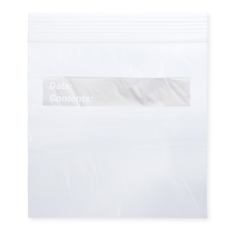 MONOGRAM RESEALABLE 6X6 CLEAR FOOD STORAGE BAGS