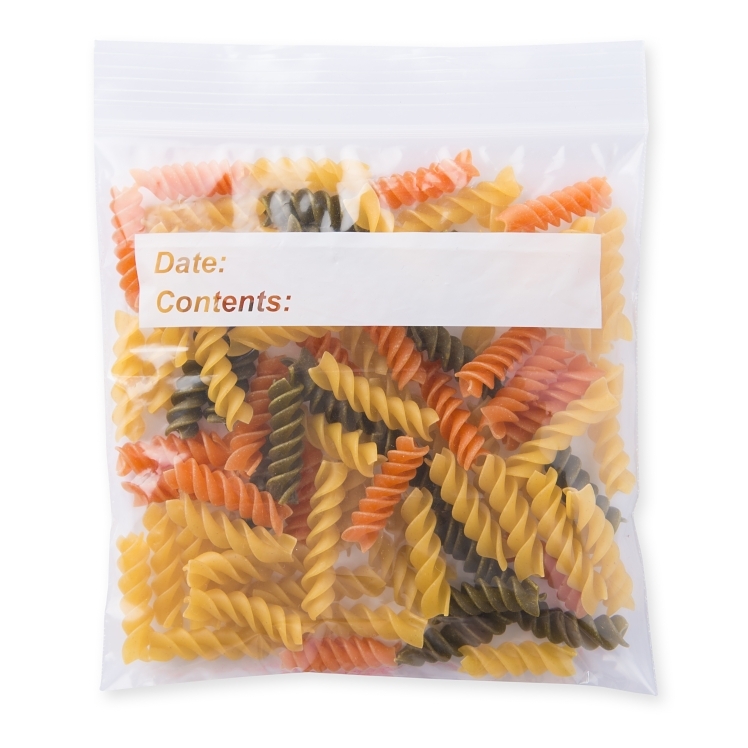 MONOGRAM RESEALABLE 6X6 CLEAR FOOD STORAGE BAGS