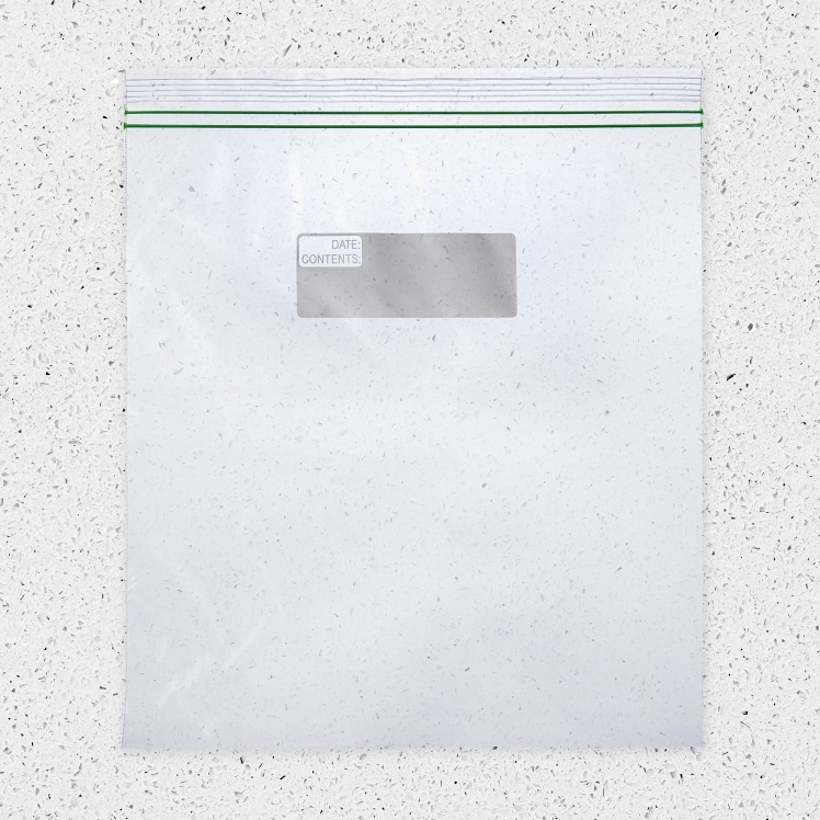 MONOGRAM BAG FOOD STORAGE 1 GALLON 10X11