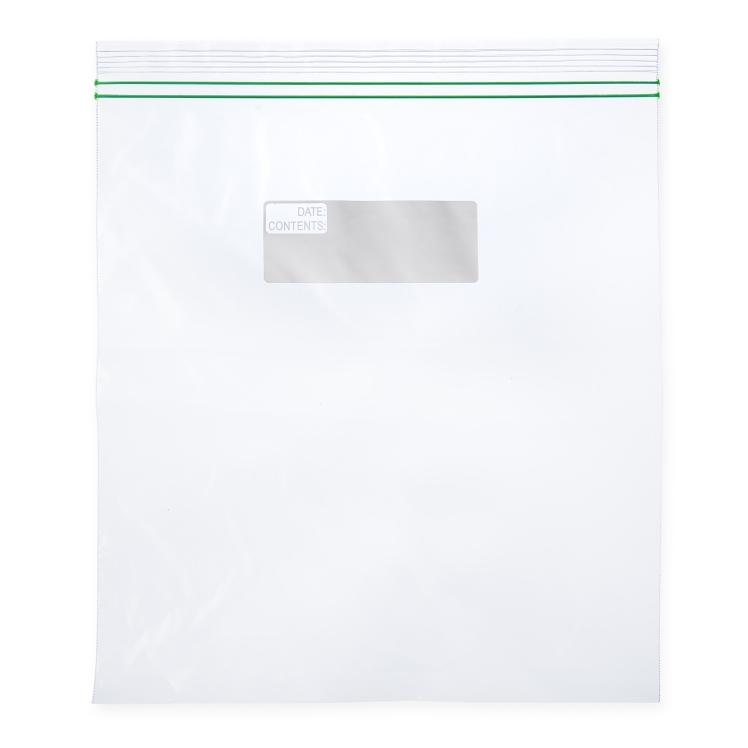 MONOGRAM BAG FOOD STORAGE 1 GALLON 10X11