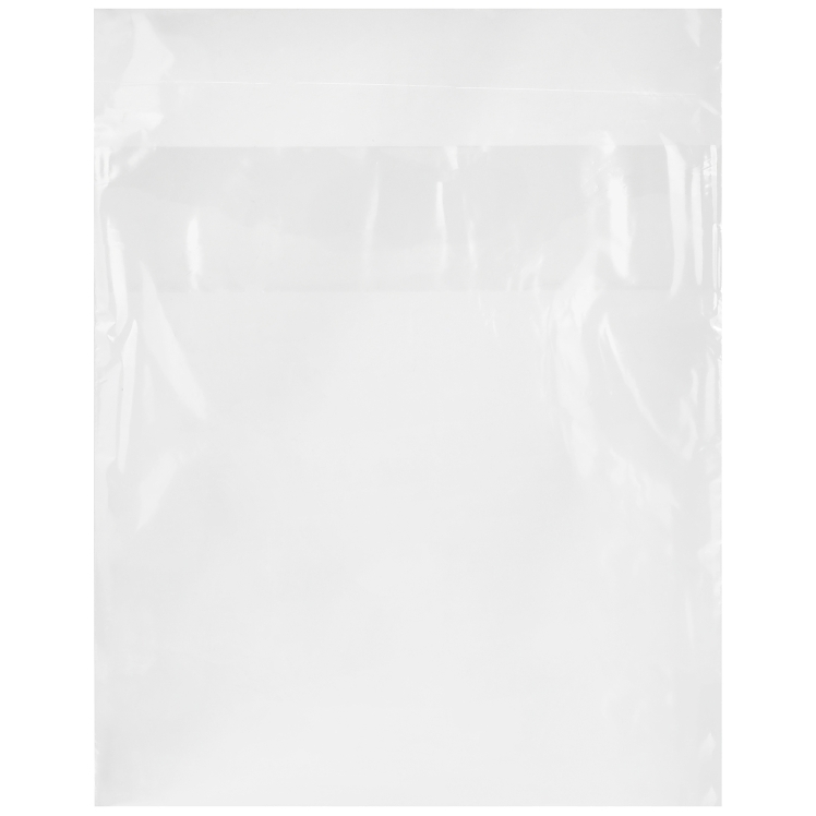 MONOGRAM FLIP TOP CLEAR PLASTIC FOOD STORAGE BAG 7X9