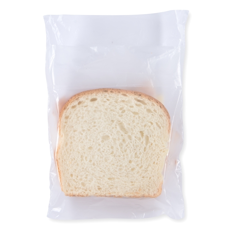 MONOGRAM FLIP TOP CLEAR PLASTIC FOOD STORAGE BAG 7X9