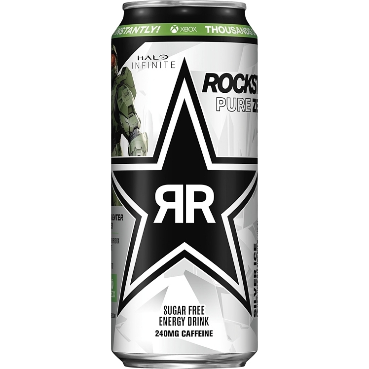 ROCKSTAR ENERGY PURE ZERO SILVER ICE