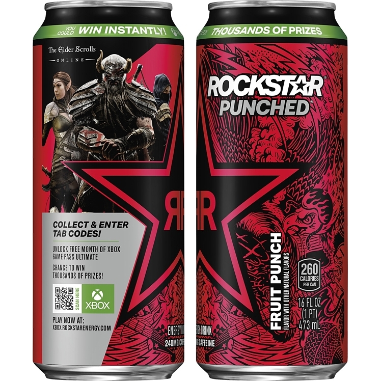 ROCKSTAR ENERGY PUNCHED