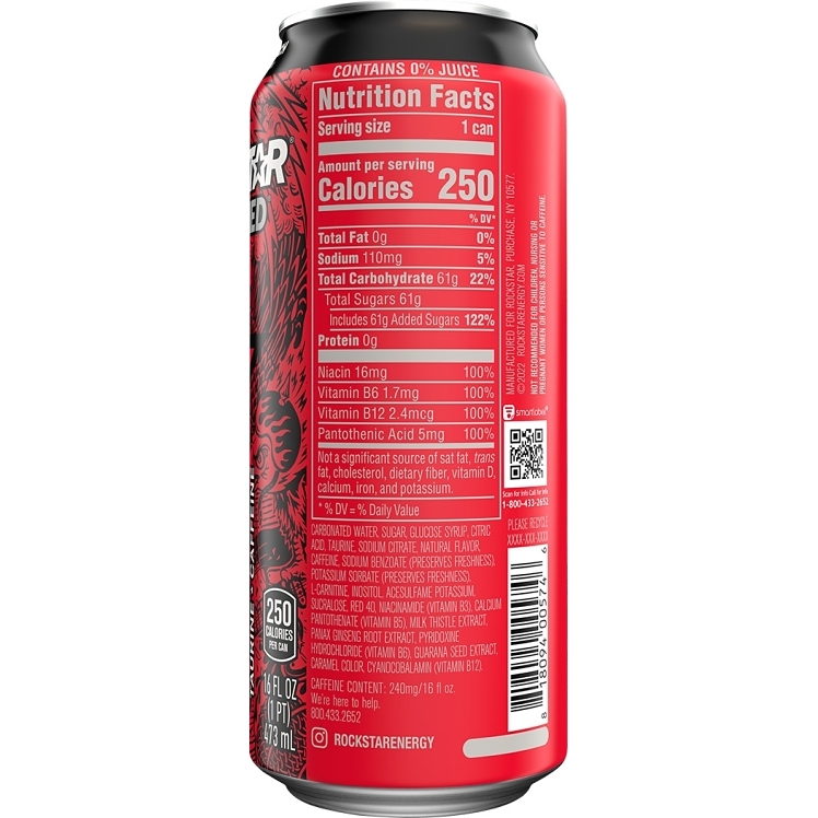 ROCKSTAR ENERGY PUNCHED