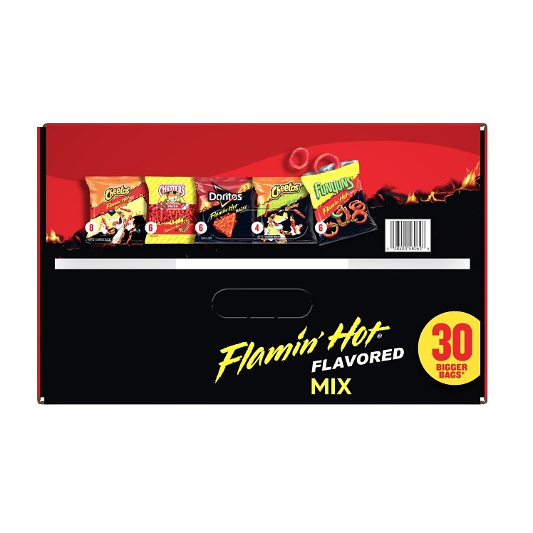 FRITO LAY VARIETY PACK CHIPS FLAMING HOT 30 COUNT