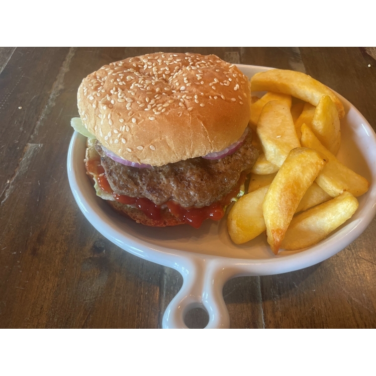 CATTLEMAN'S SELECTION FLAME-BROILED  4 OZ COOKED BEEF PATTIES
