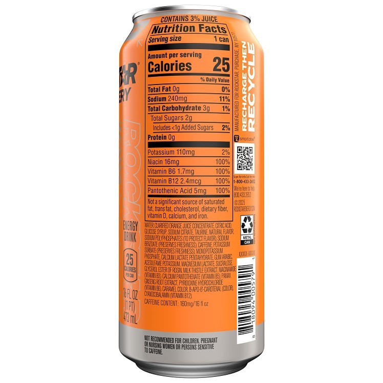 ROCKSTAR ENERGY RECOVER ORANGE