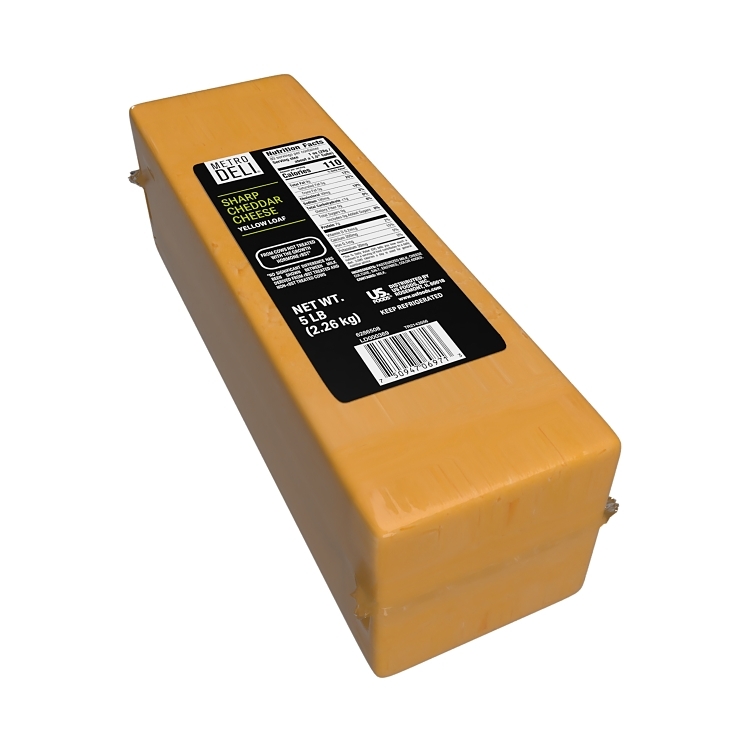 METRO DELI SHARP CHEDDAR CHEESE LOAF