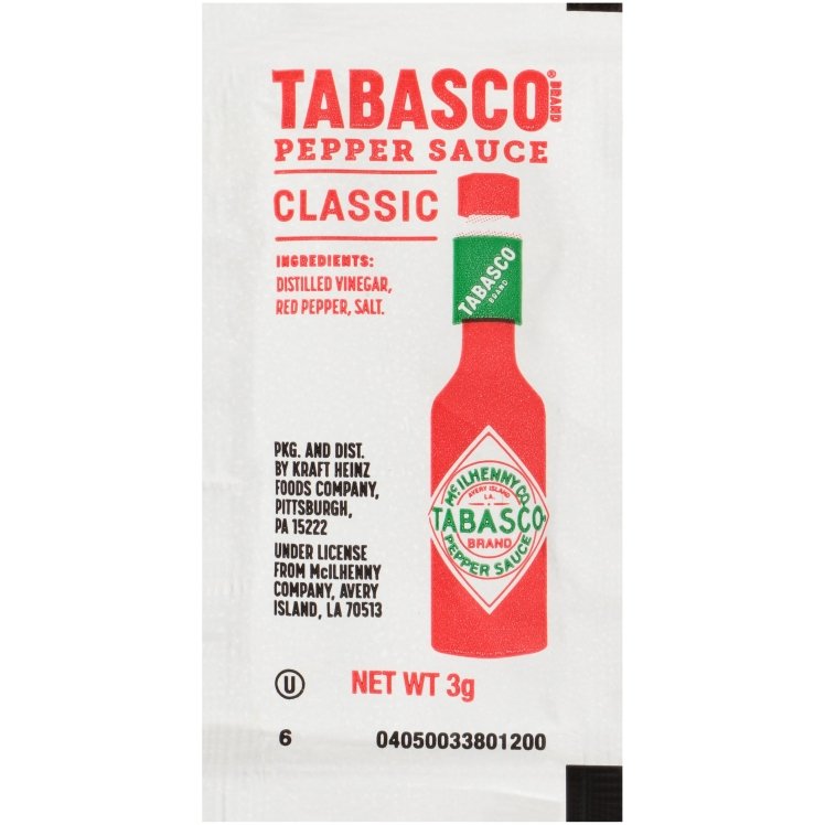 TABASCO CLASSIC SAUCE PORTION PACKET