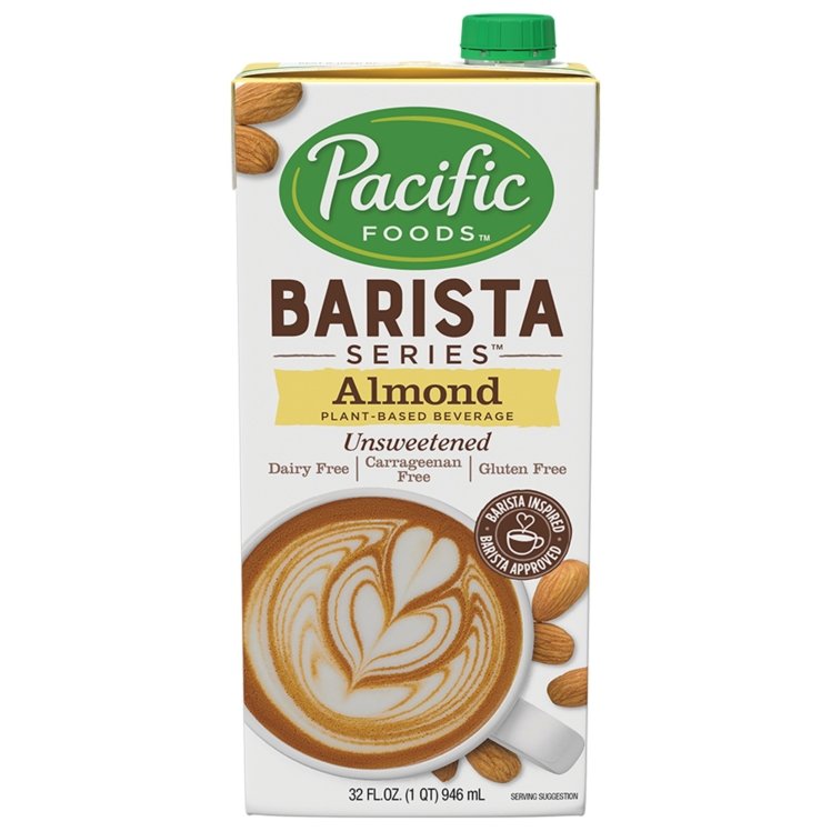 PACIFIC FOODS OF OREGON BARISTA SERIES UNSWEETENED ALMOND