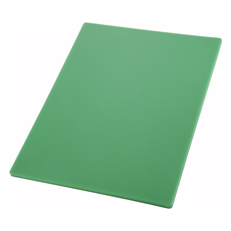 WINCO CUTTING BOARD GREEN 18 X 24 INCH NSF CERT