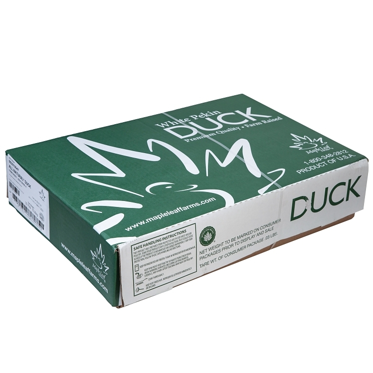 MAPLE LEAF FARMS WHOLE DUCK 6 HEAD RANDOM BONE-IN SKIN-ON
