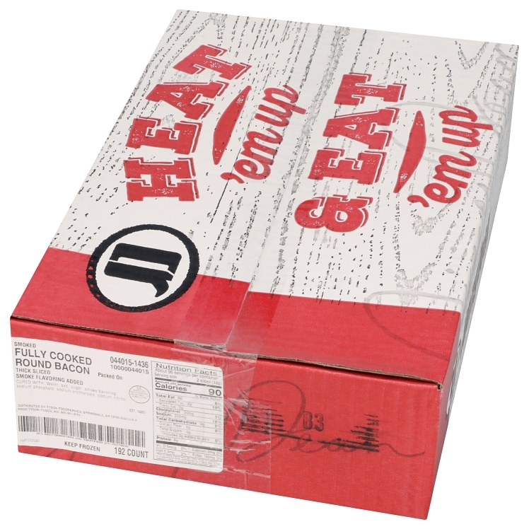 JIMMY DEAN FULLY COOKED SMOKED ROUND BACON SLICES