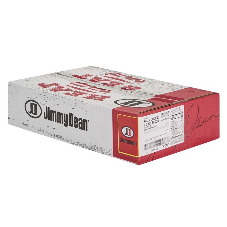 JIMMY DEAN FULLY COOKED SMOKED ROUND BACON SLICES