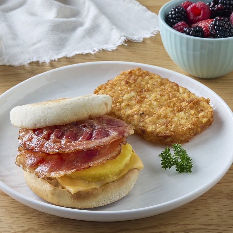 JIMMY DEAN FULLY COOKED SMOKED ROUND BACON SLICES