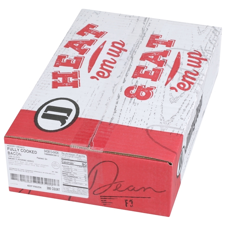 JIMMY DEAN FULLY COOKED SMOKED THIN BACON SLICES