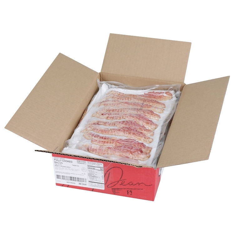 JIMMY DEAN FULLY COOKED SMOKED THIN BACON SLICES