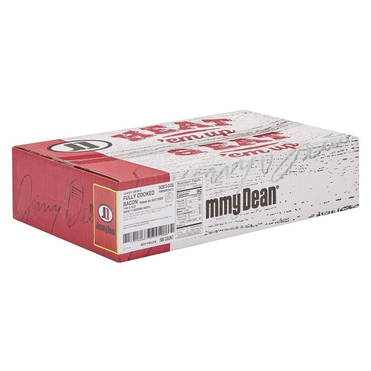 JIMMY DEAN FULLY COOKED SMOKED THIN BACON SLICES