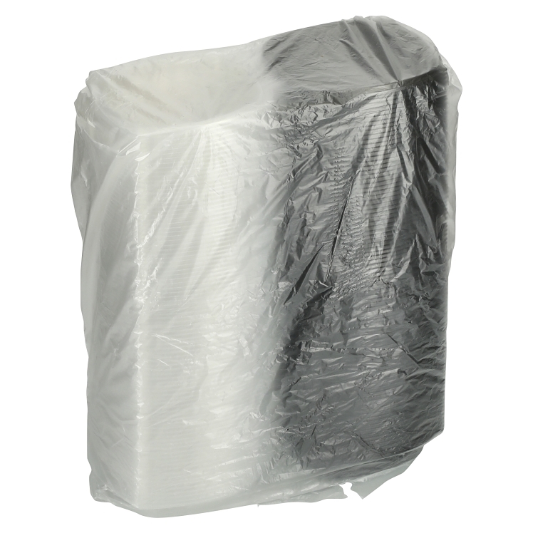 MONOGRAM 9IN POLYPROPYLENE BLACK HINGED CONTAINER