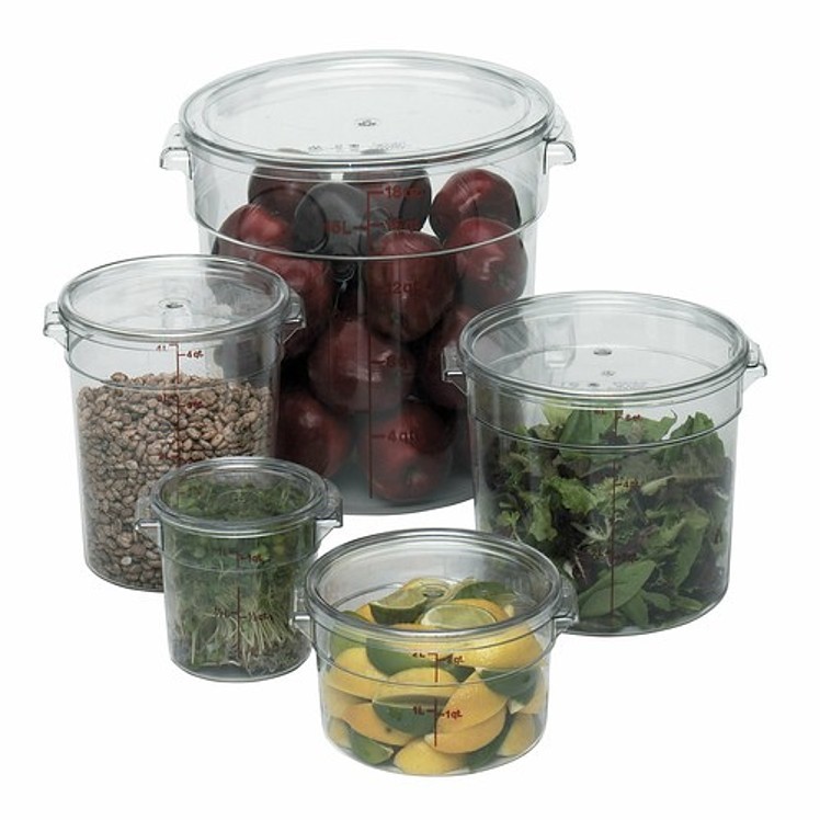 CAMBRO CONTAINER ROUND CLEAR 4 QUART