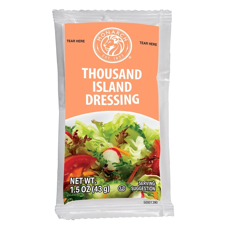 MONARCH 1000 ISLAND DRESSING PACKETS