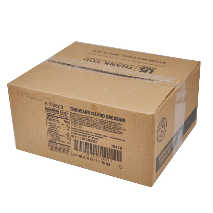 MONARCH 1000 ISLAND DRESSING PACKETS