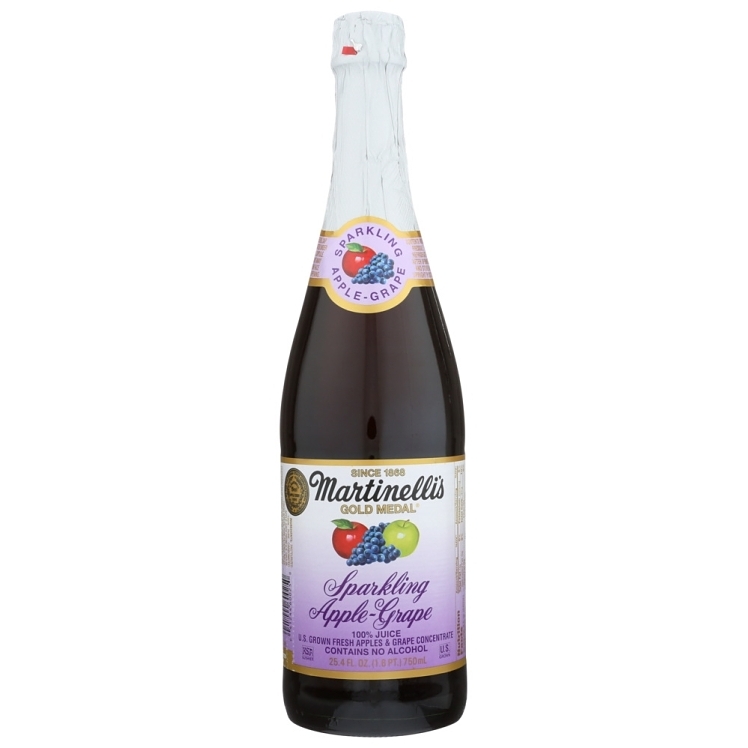 MARTINELLI SPARKLING APPLE GRAPE JUICE
