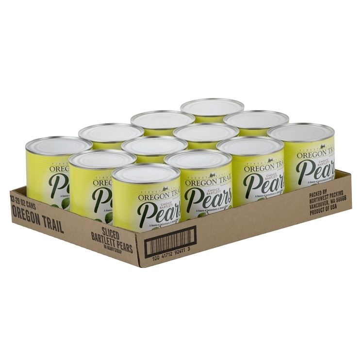 OREGON TRAIL SLICED PEARS IN HEAVY SYRUP