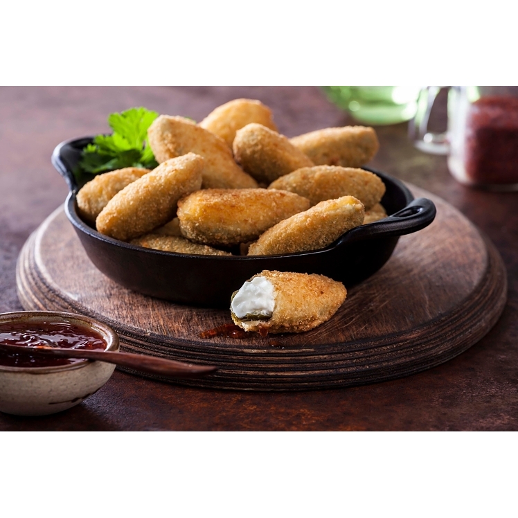 FRY FOODS JALAPENO PEPPERS WITH CREAM CHEESE