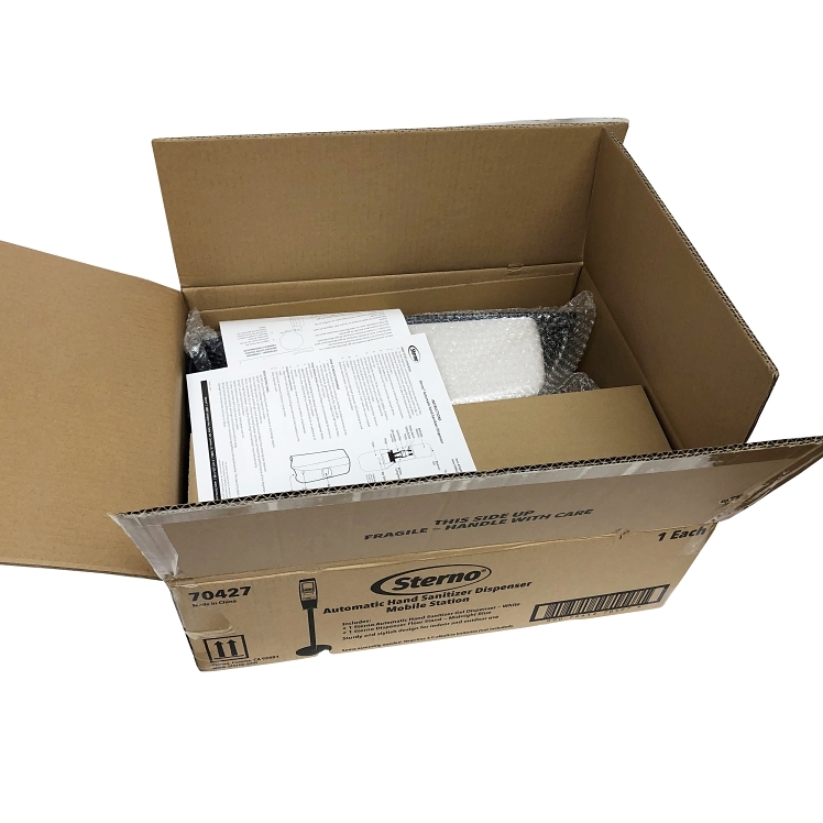 STERNO HAND SANITIZER AUTOMATIC DISPENSER STAND