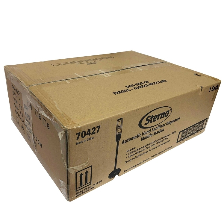 STERNO HAND SANITIZER AUTOMATIC DISPENSER STAND