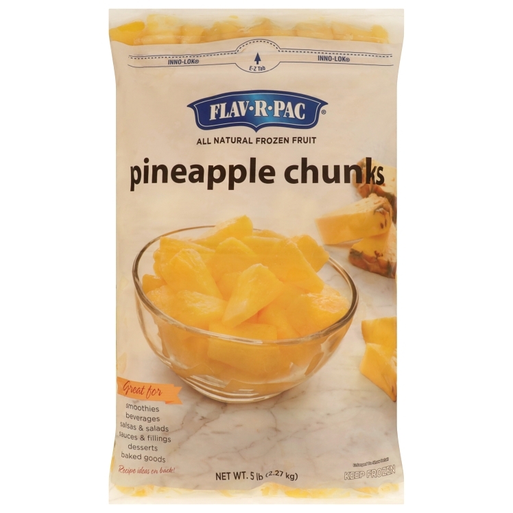 FLAV-R-PAC FROZEN PINEAPPLE CHUNKS