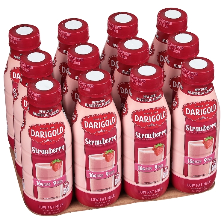 DARIGOLD UHT STRAWBERRY MILK BOTTLE