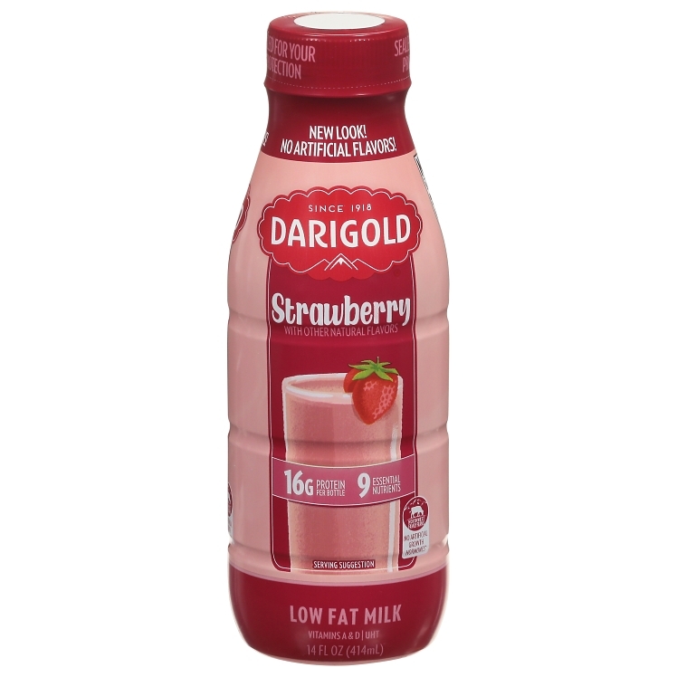 DARIGOLD UHT STRAWBERRY MILK BOTTLE