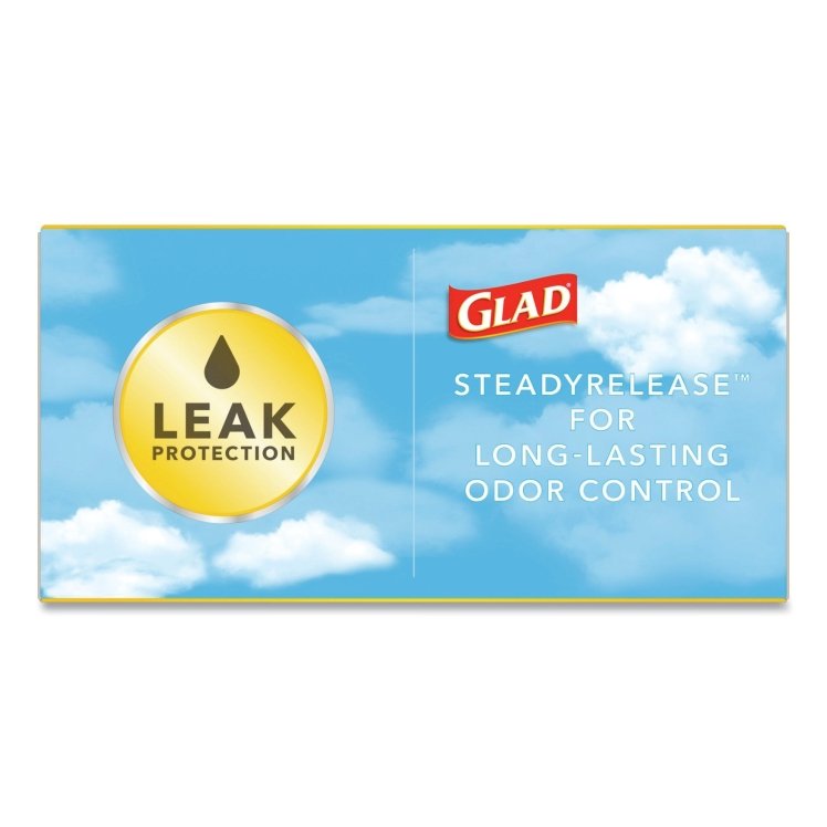 GLAD 13 GALLON WHITE CAN LINER