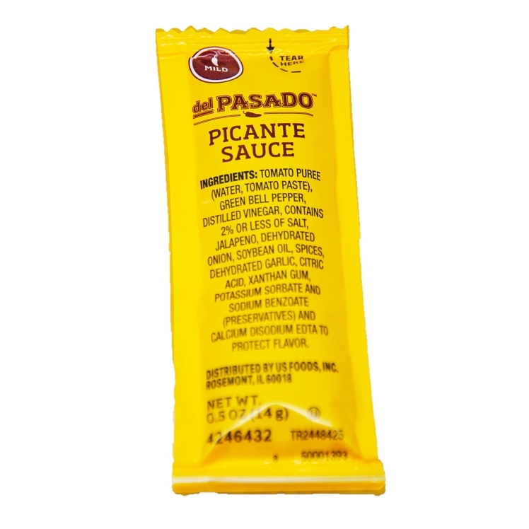 DEL PASADO MILD PICANTE SAUCE PACKETS