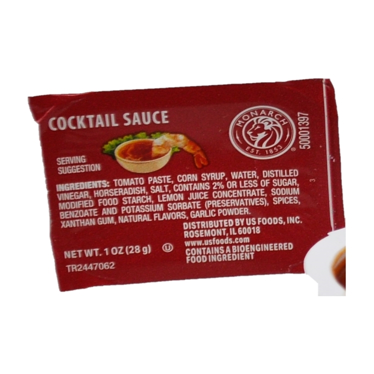 MONARCH SEAFOOD COCKTAIL SAUCE CUPS