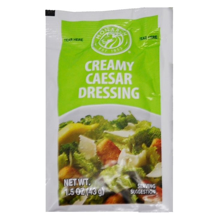 MONARCH CREAMY CAESAR DRESSING POUCH