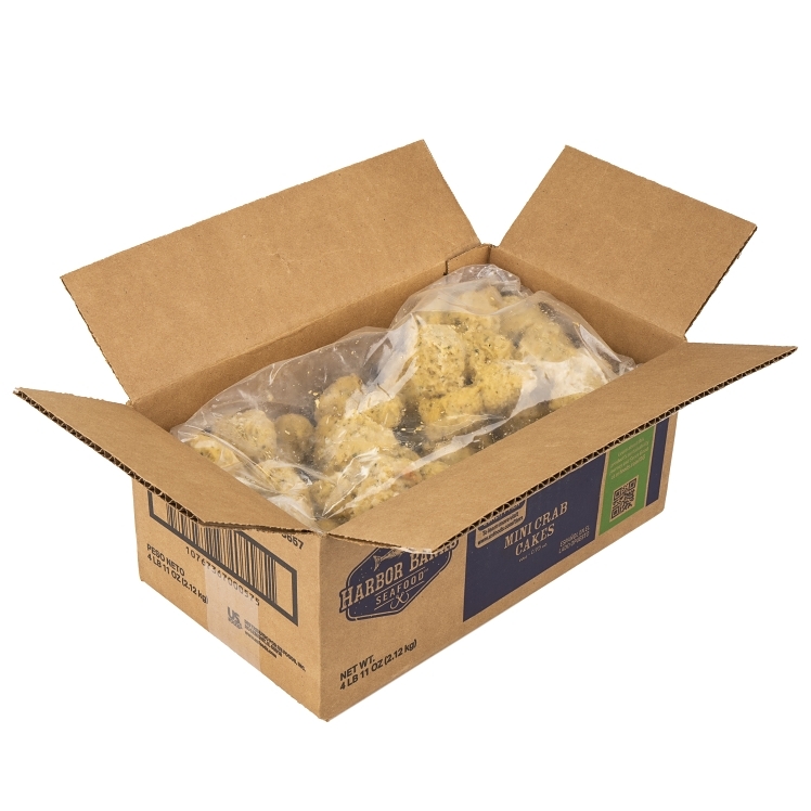 HARBOR BANKS JUMBO LUMP MINI CRAB CAKES 0.75 OZ
