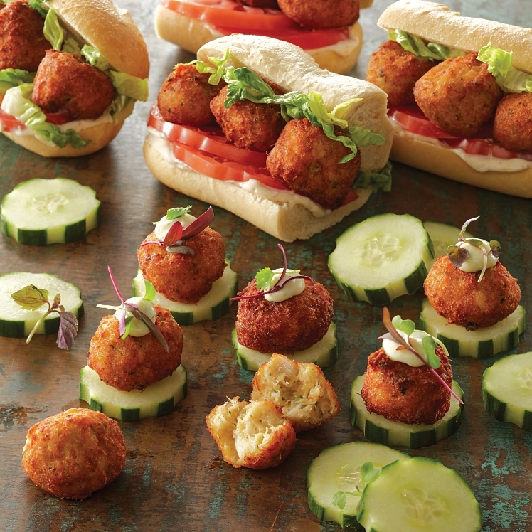 HARBOR BANKS JUMBO LUMP MINI CRAB CAKES 0.75 OZ
