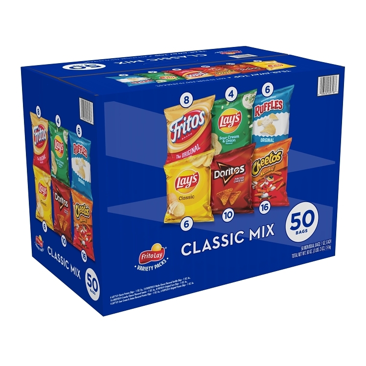 FRITO LAY ASSORTED SINGLE SERVING CHIPS