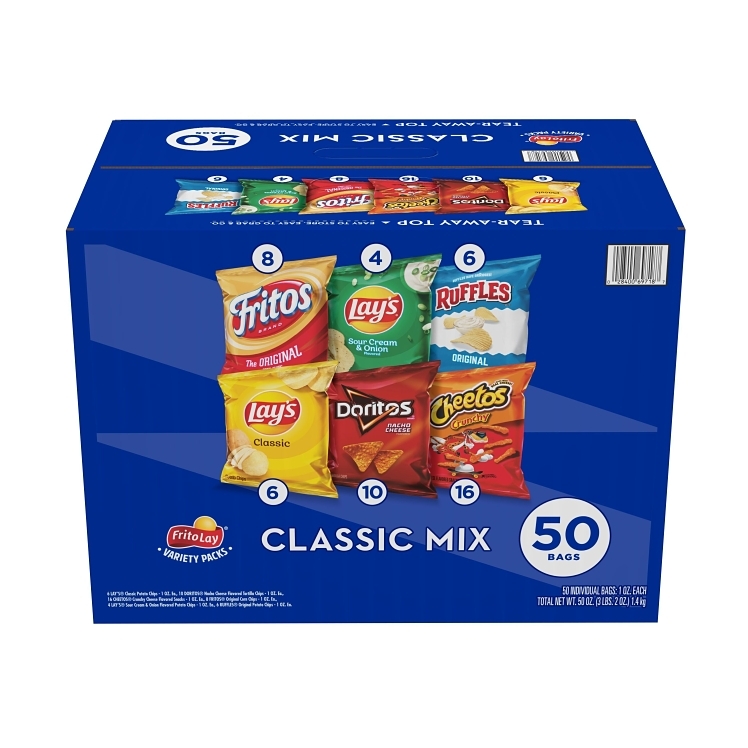 FRITO LAY ASSORTED SINGLE SERVING CHIPS
